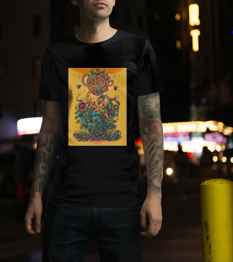 Goose Madison Square Garden New York June 19 And 20 2026 Event Psychedelic Floral T-Shirt