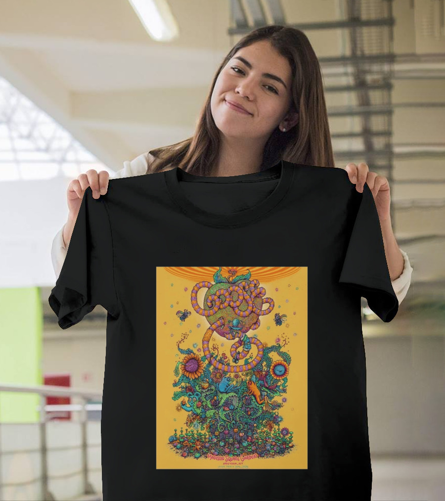 Goose Madison Square Garden New York June 19 And 20 2026 Event Psychedelic Floral T-Shirt