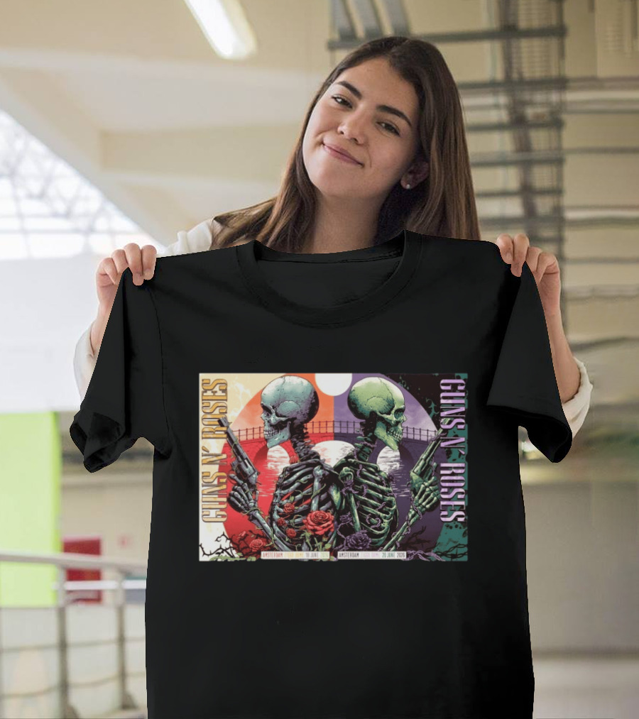 Guns N' Roses Amsterdam Ziggo Dome June 18 And 20 2026 Event T-Shirt