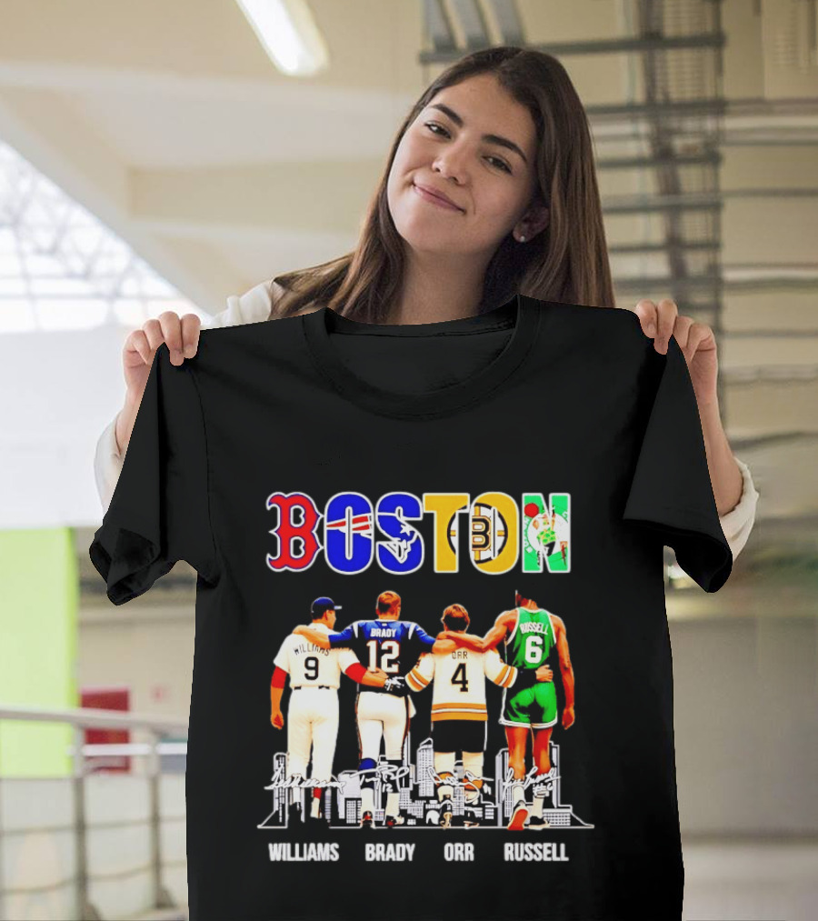 Boston Williams Brady Orr Russell Sports Legends T-Shirt