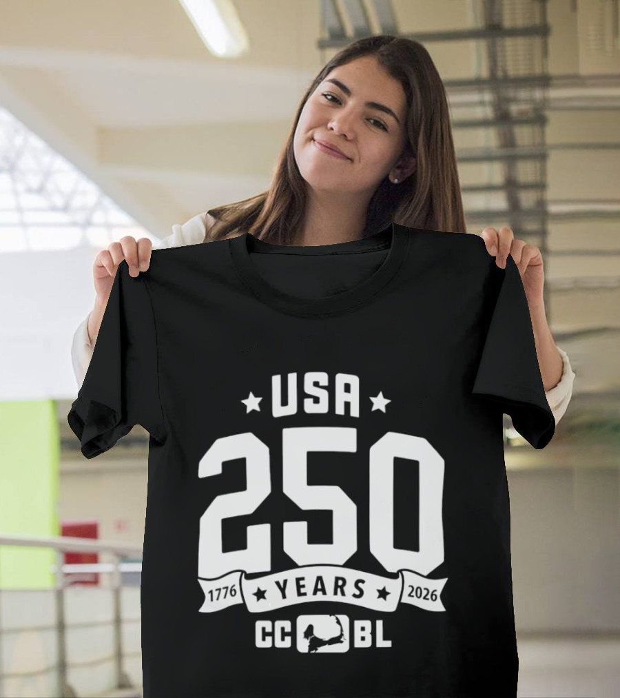 USA 250 Years 1776 2026 CCBL Anniversary T-Shirt