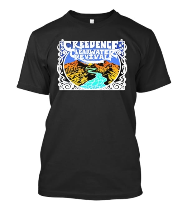 Creedence Clearwater Revival Retro Scenic Landscape T-Shirt
