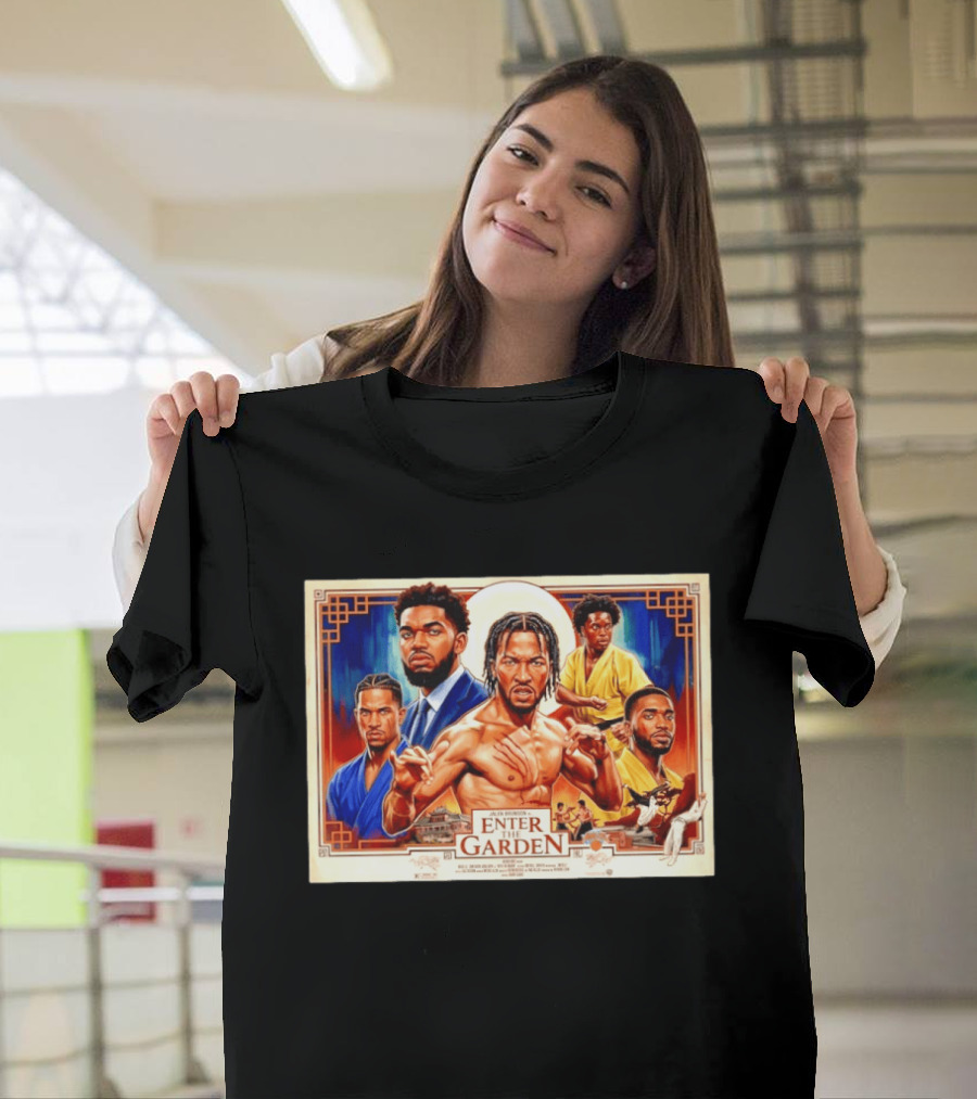 Jalen Brunson Enter The Garden Movie Martial Arts T-Shirt