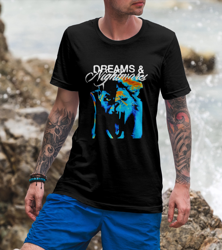 LeBron James Los Angeles Lakers Dreams Nightmares Watercolor Artistry T-Shirt