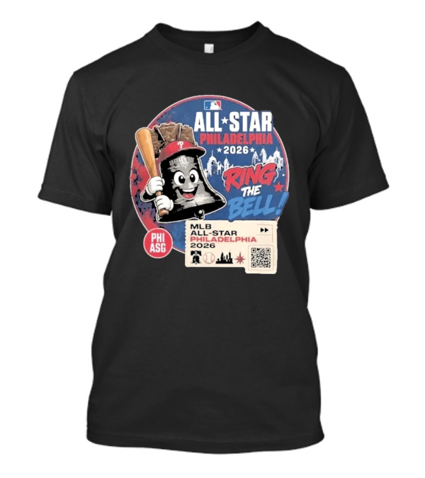 Philadelphia MLB All Star Game 2026 Ring The Bell Liberty Bell Baseball T-Shirt