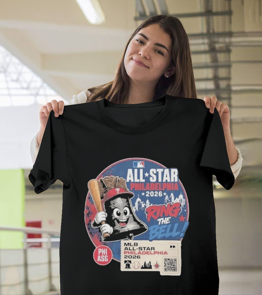 Philadelphia MLB All Star Game 2026 Ring The Bell Liberty Bell Baseball T-Shirt