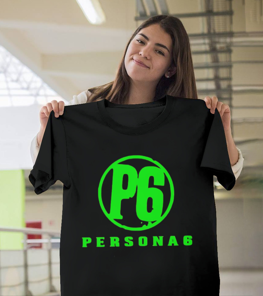 Persona 6 P6 Gaming Series Retro Green T-Shirt