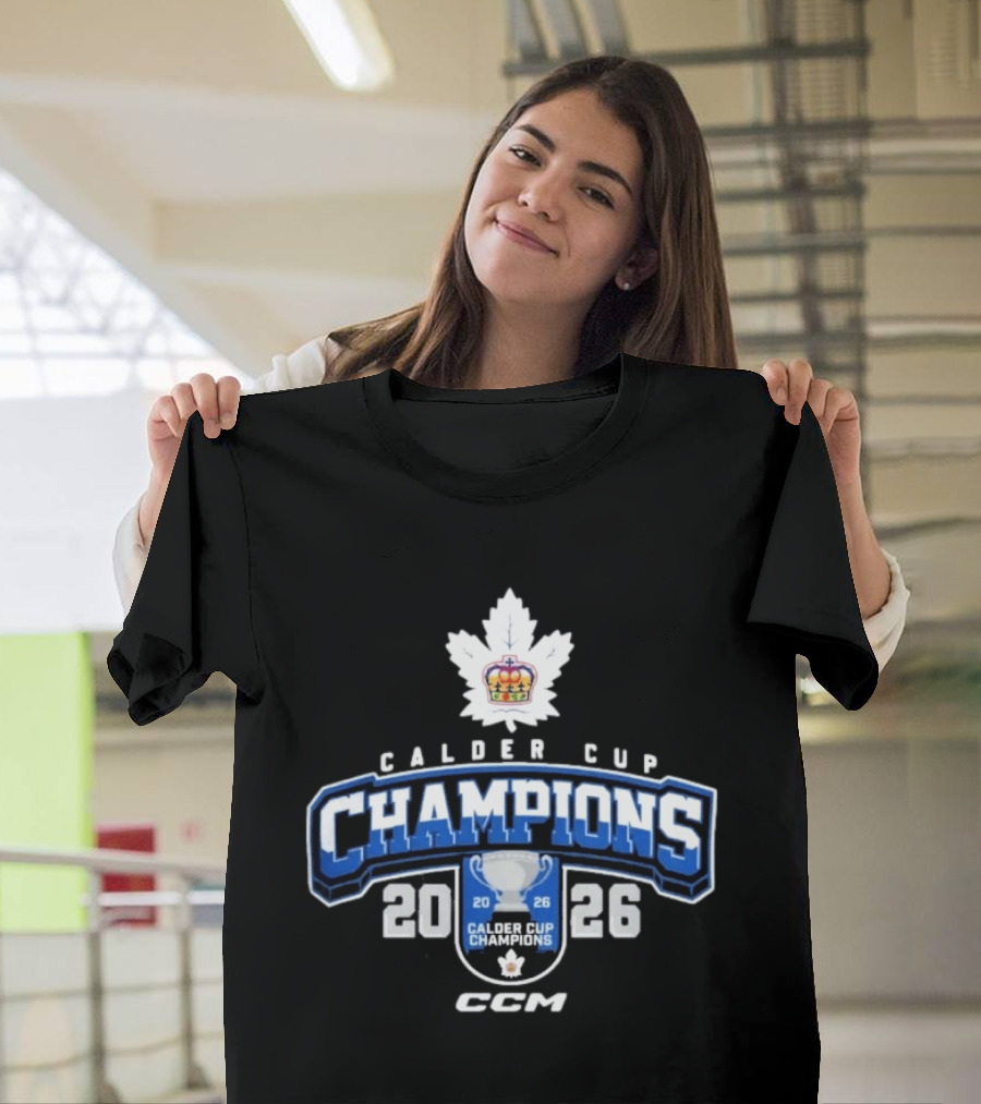 Toronto Marlies Calder Cup Champions 2026 CCM Locker Room T-Shirt