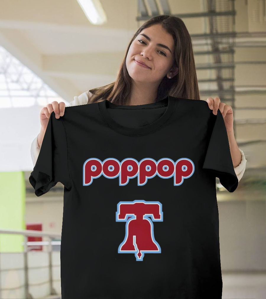 Philadelphia Phillies Poppop Liberty Bell MLB 2026 T-Shirt