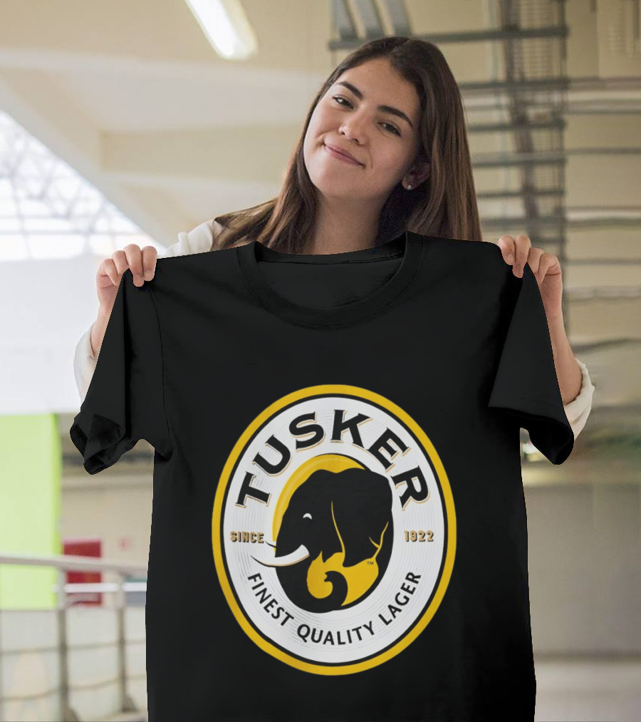 Tusker Elephant Finest Quality Lager Since 1922 T-Shirt