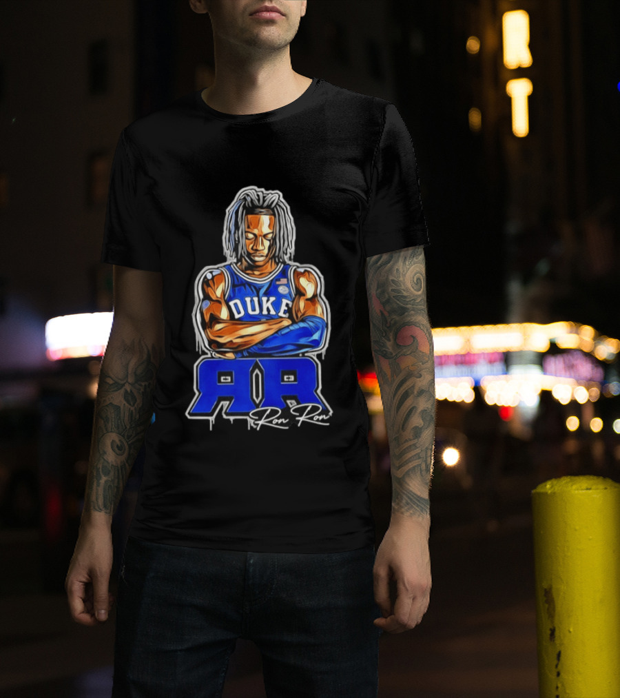 Ron Ron Deron Rippey Jr Duke Blue Devils Basketball Player T-Shirt
