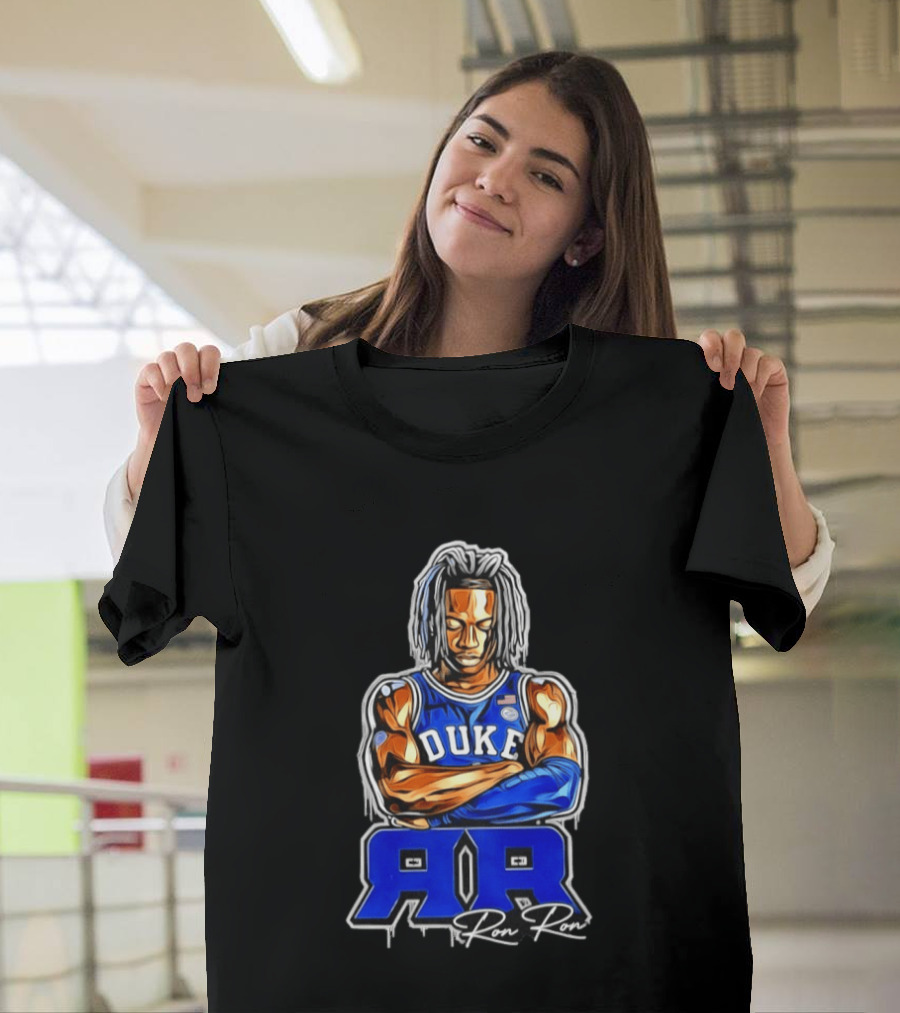 Ron Ron Deron Rippey Jr Duke Blue Devils Basketball Player T-Shirt