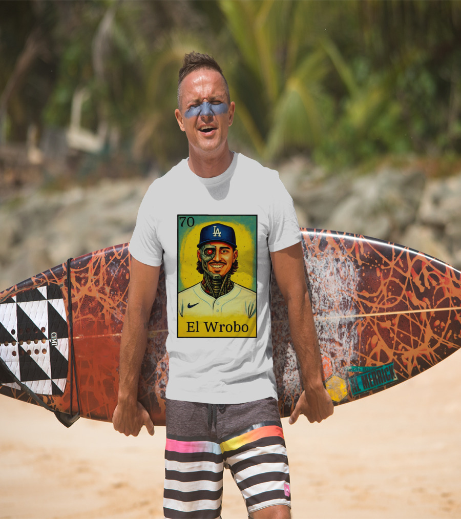 El Wrobo 70 Evan Phillips Los Angeles Dodgers T-Shirt