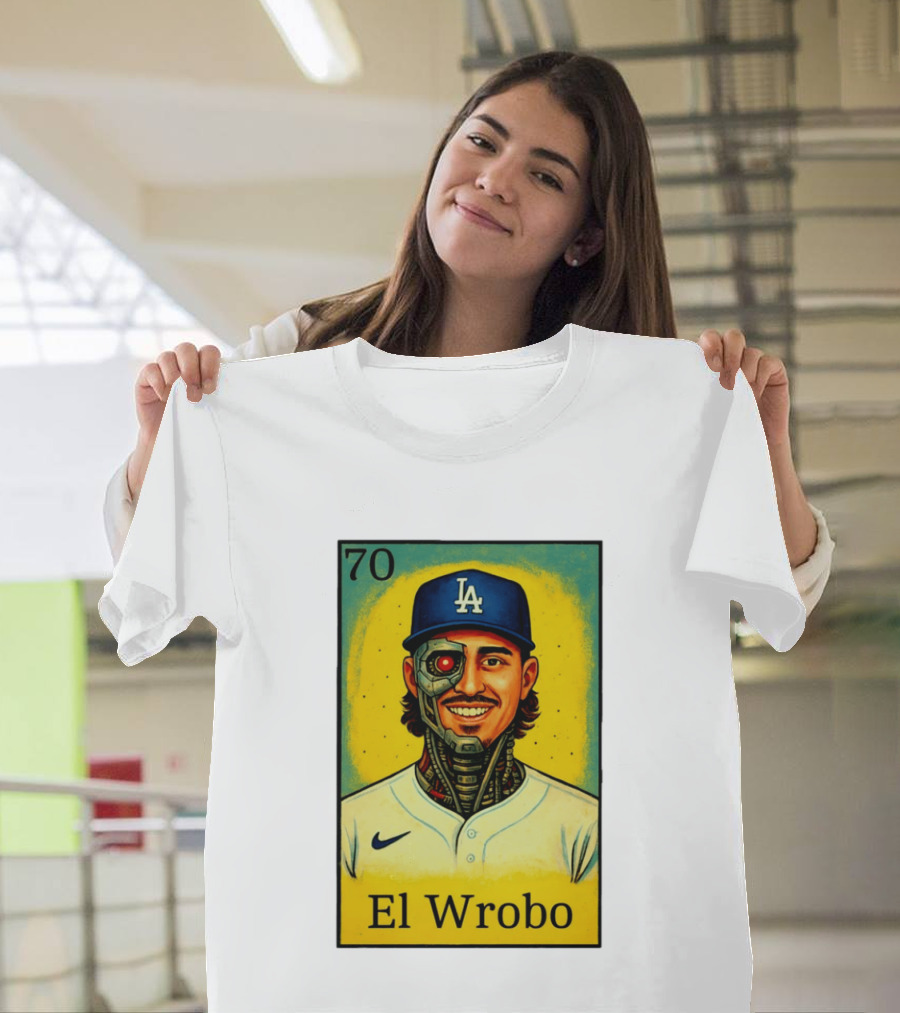 El Wrobo 70 Evan Phillips Los Angeles Dodgers T-Shirt