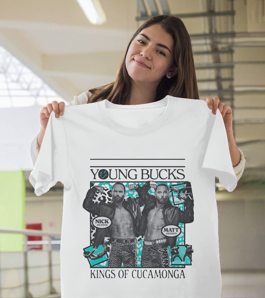 Young Bucks Nick Jackson Matt Jackson Kings Of Cucamonga T-Shirt