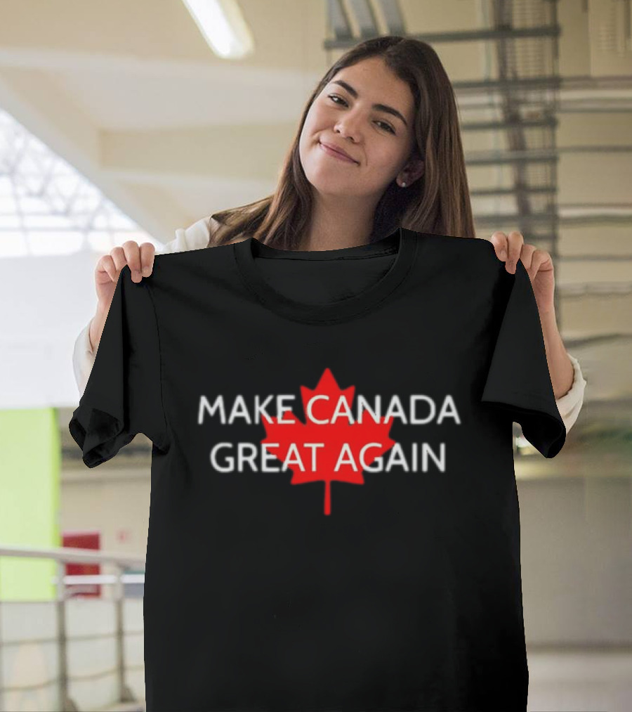 Make Canada Great Again MCGA Red Maple Leaf T-Shirt