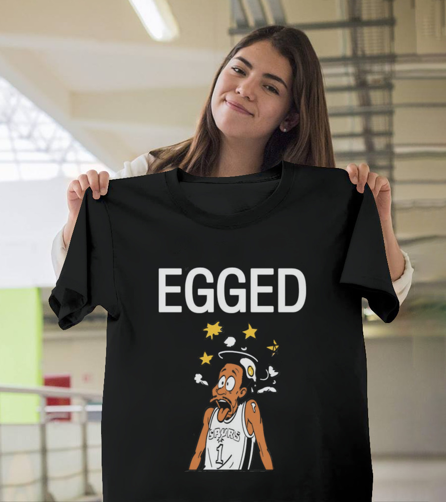 Victor Wembanyama Egged Cartoon Meme San Antonio Spurs Number 1 T-Shirt