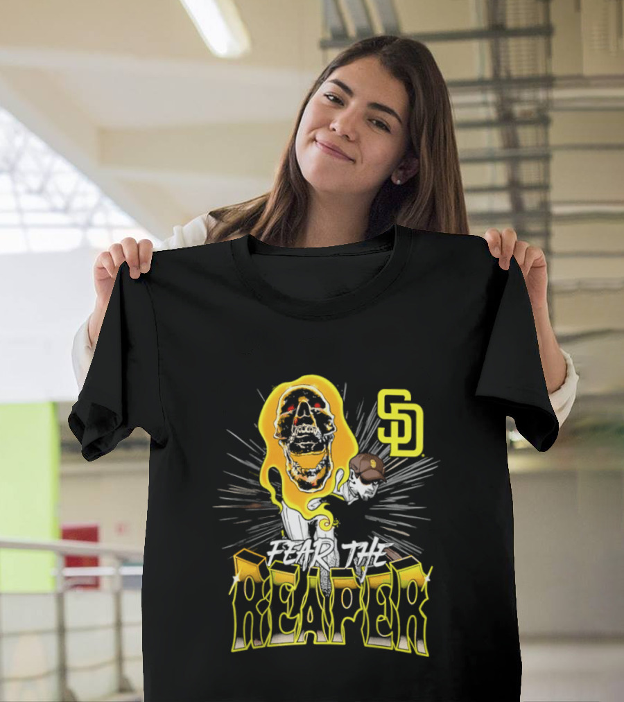 San Diego Padres Fear The Reaper Mason Miller SD Baseball T-Shirt