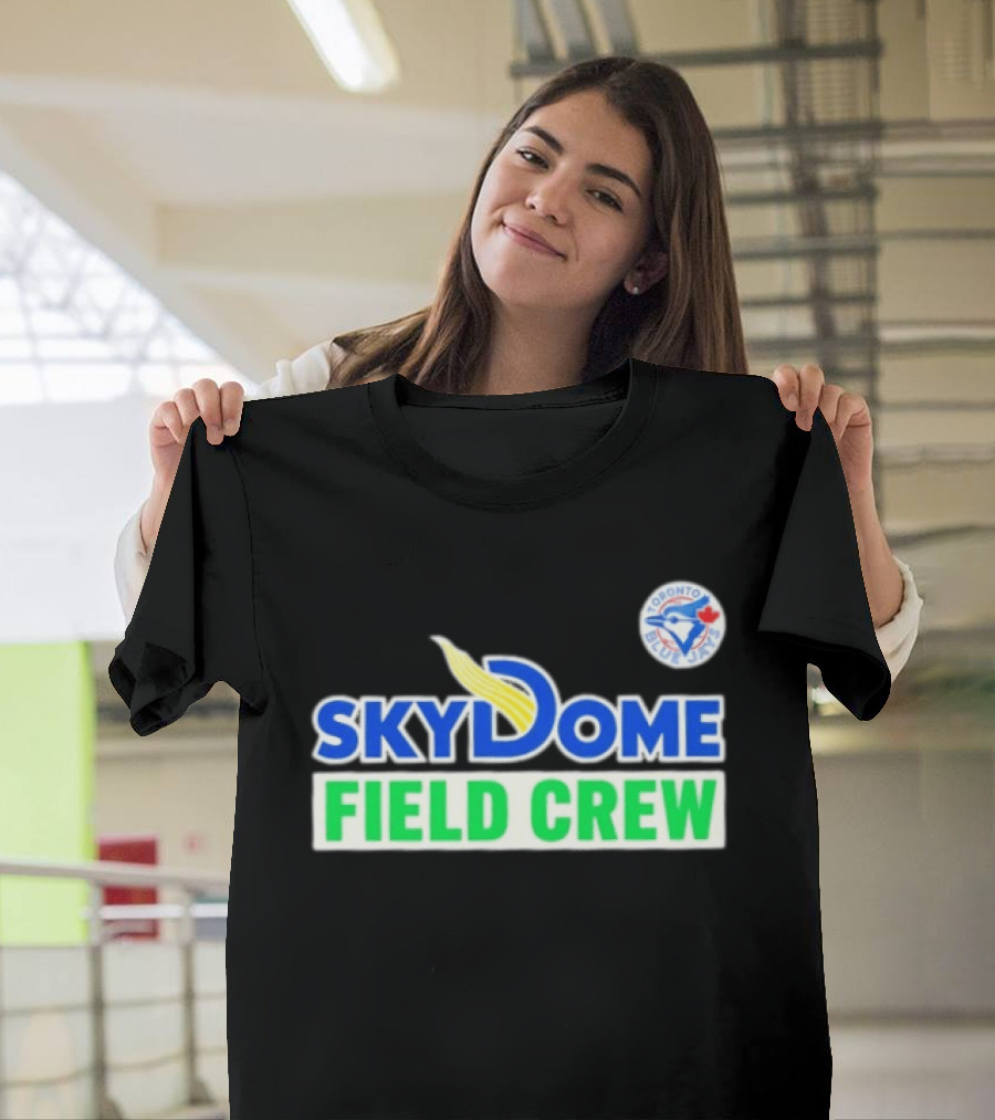 Toronto Blue Jays SkyDome Field Crew Retro Baseball Fan T-Shirt
