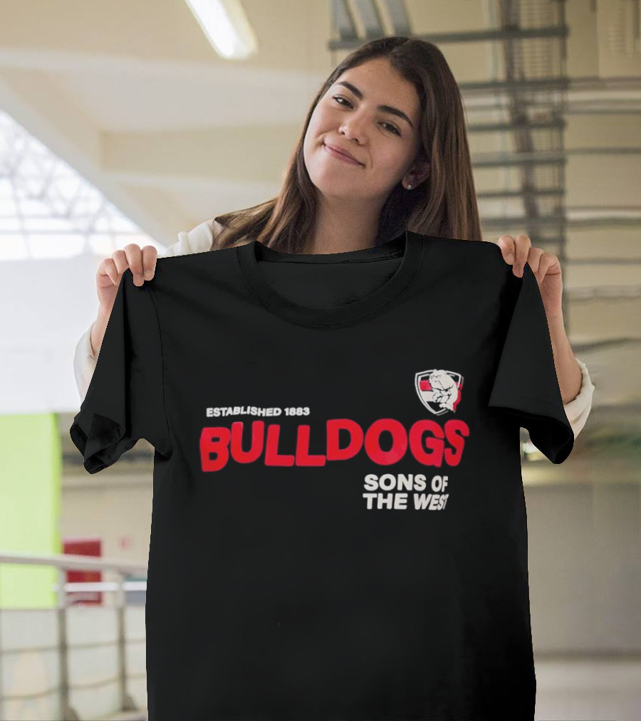 Western Bulldogs Established 1883 Sons Of The West T-Shirt