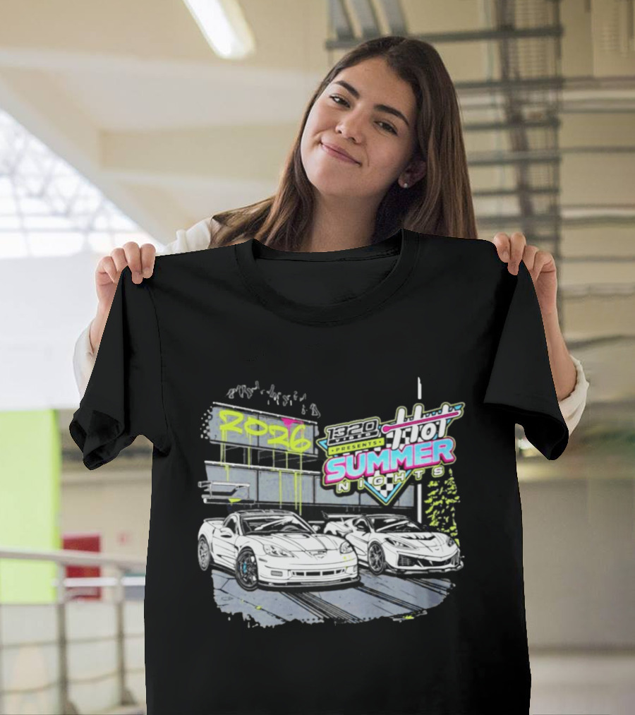 1320 Presents Hot Summer Nights 2026 Street Racing Cars T-Shirt