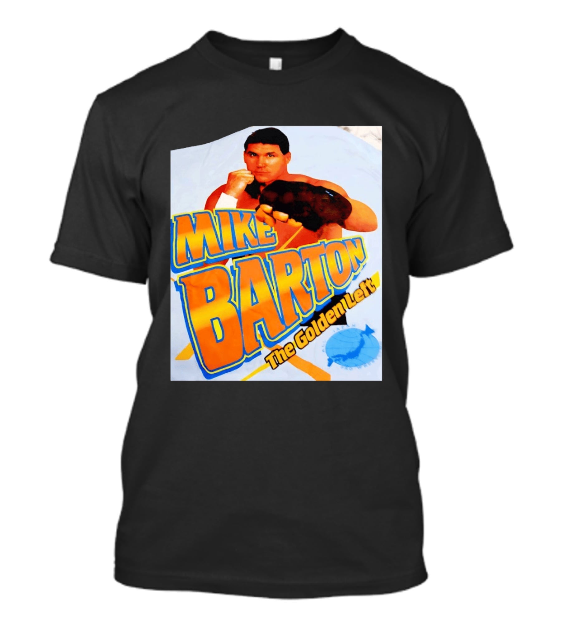 Mike Barton The Golden Left Boxer Retro Sports T-Shirt
