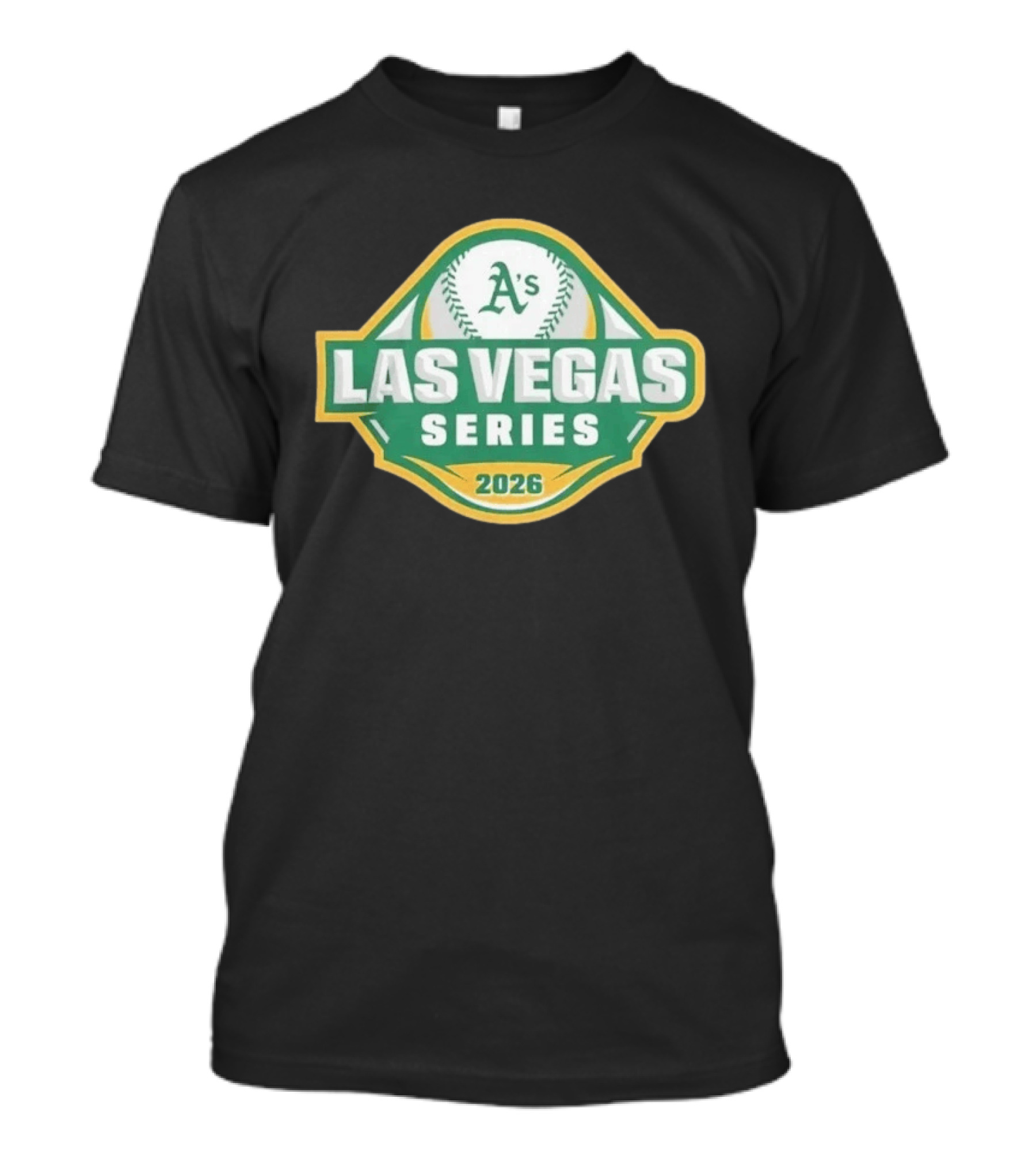 Oakland Athletics A's Las Vegas Series 2026 Green MLB Baseball T-Shirt