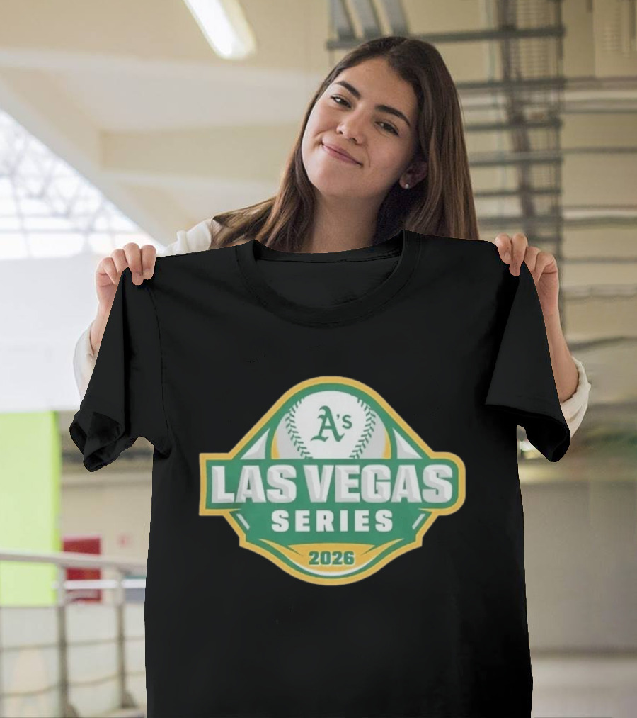 Oakland Athletics A's Las Vegas Series 2026 Green MLB Baseball T-Shirt