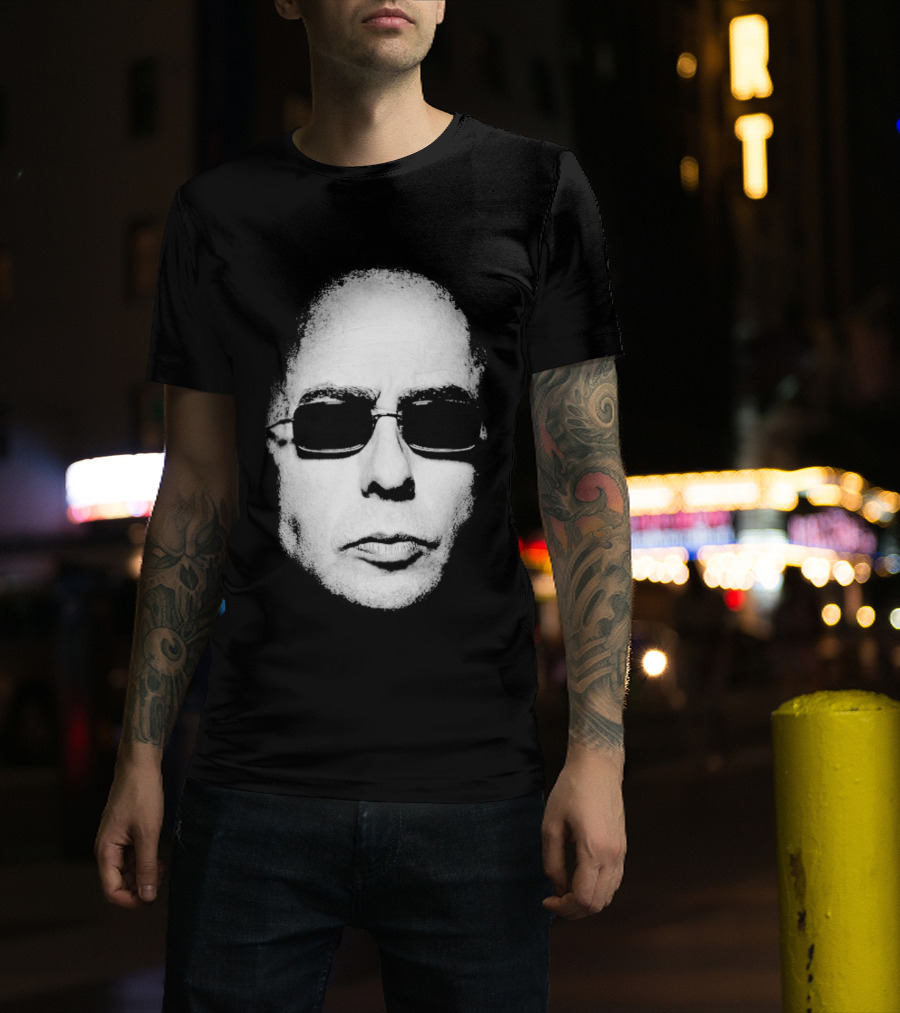 Indio Solari Redonditos De Ricota Bald Sunglasses Face T-Shirt