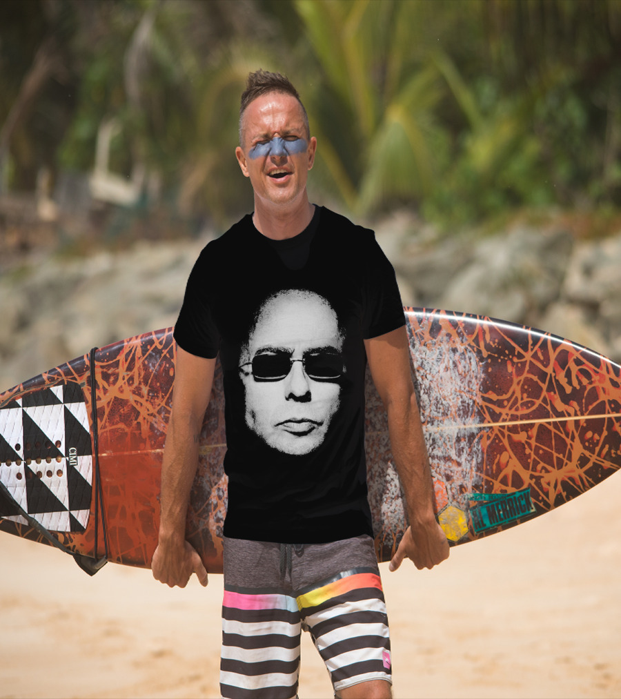 Indio Solari Redonditos De Ricota Bald Sunglasses Face T-Shirt