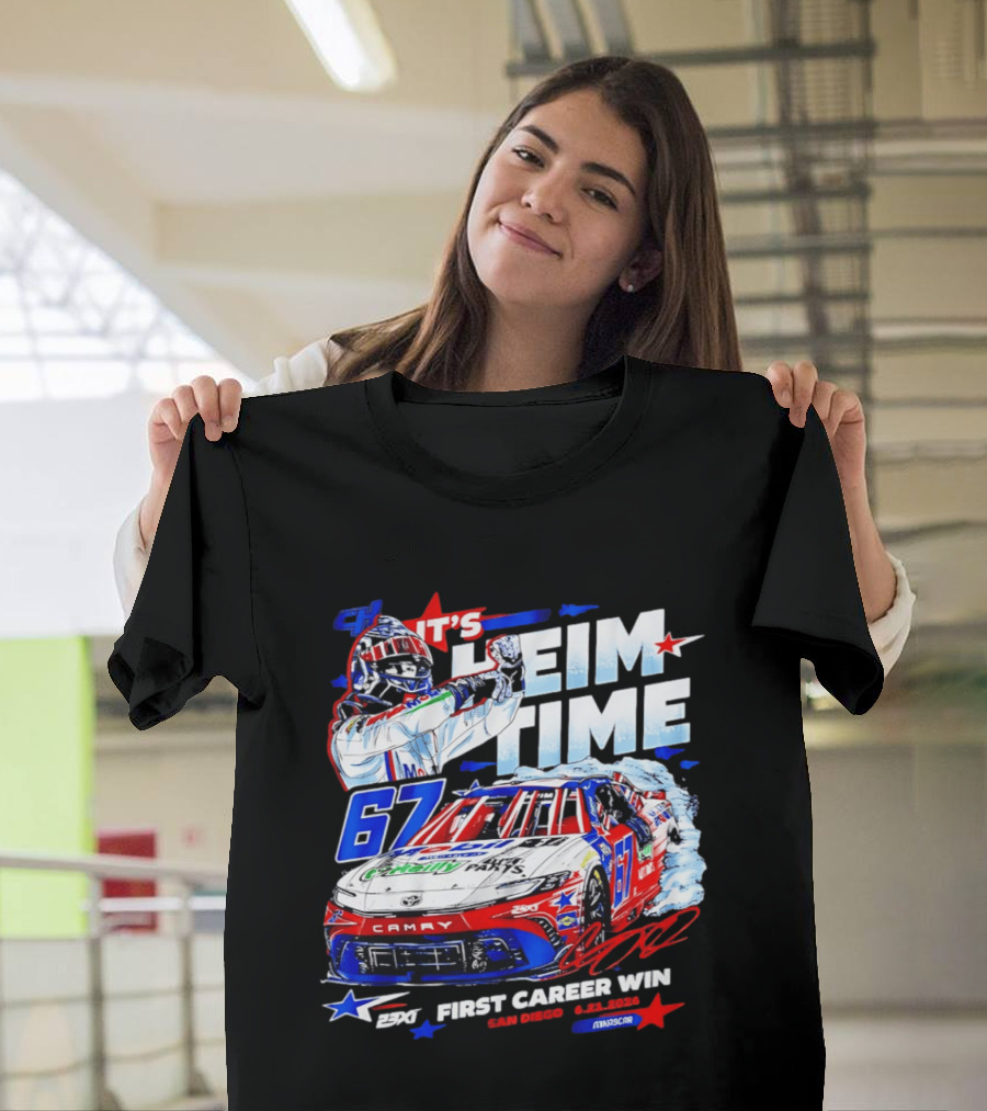 It's Heim Time 67 First Career Win San Diego 2023 NASCAR T-Shirt