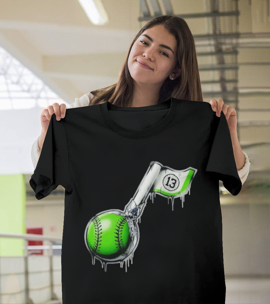 Jazz Chisholm Jr. New York Yankees Lollipop Baseball 13 T-Shirt