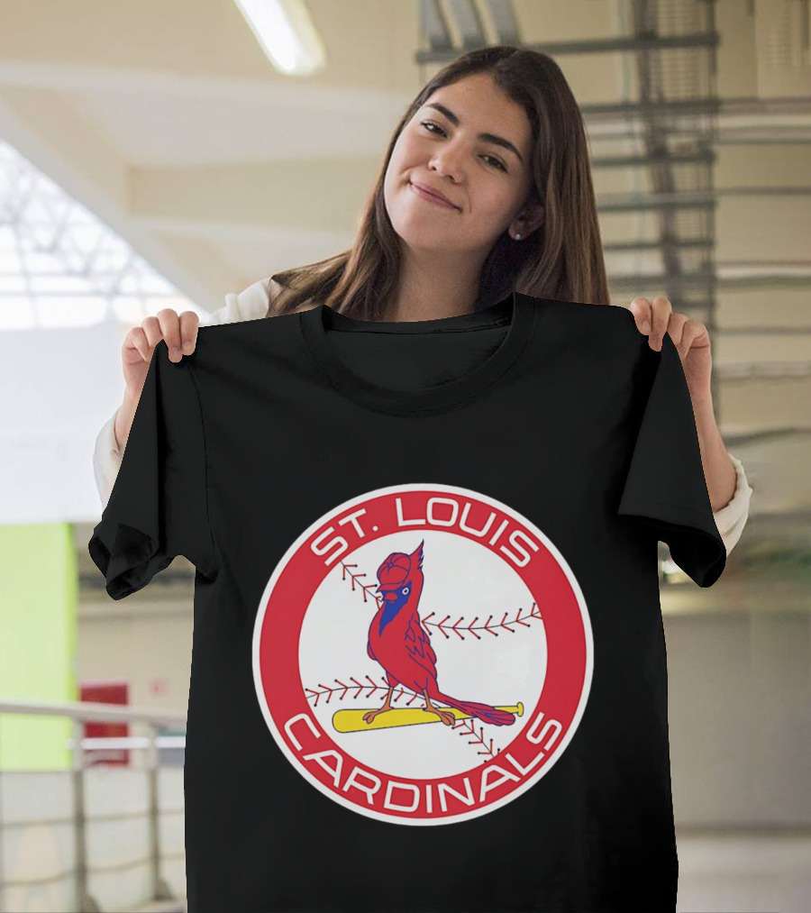 St. Louis Cardinals 2026 Baseball Bird Bat Red Circle T-Shirt