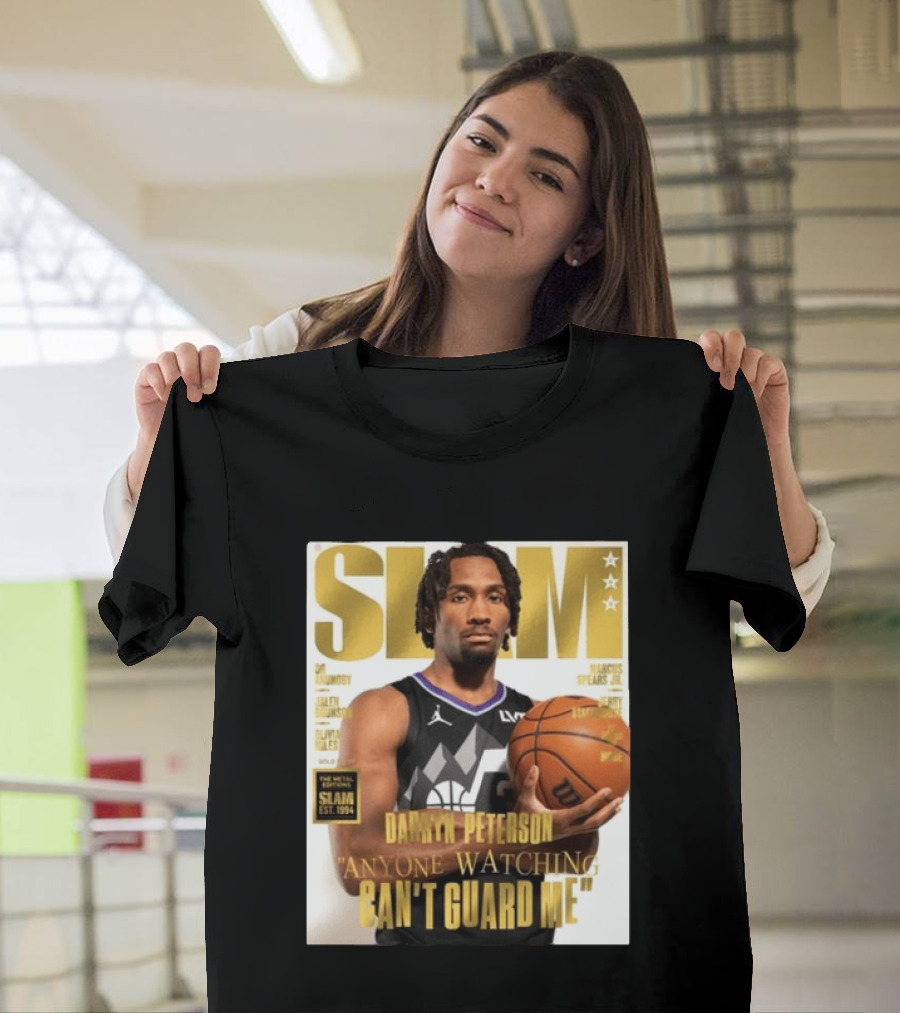 SLAM Gold Darryn Peterson Anyone Ing Can't Guard Me T-Shirt