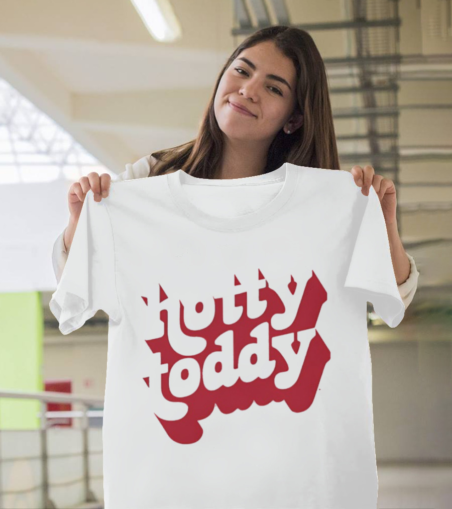 Hotty Toddy Text Art With Distinctive Red Lettering T-Shirt