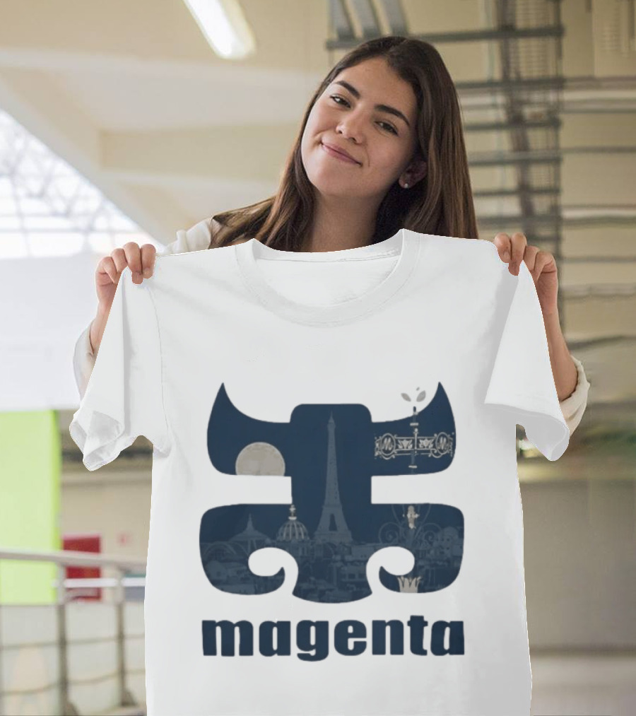 No Comply Magenta Skateboards Ipath Magentpath Paris Eiffel Tower Landmark Collaboration T-Shirt