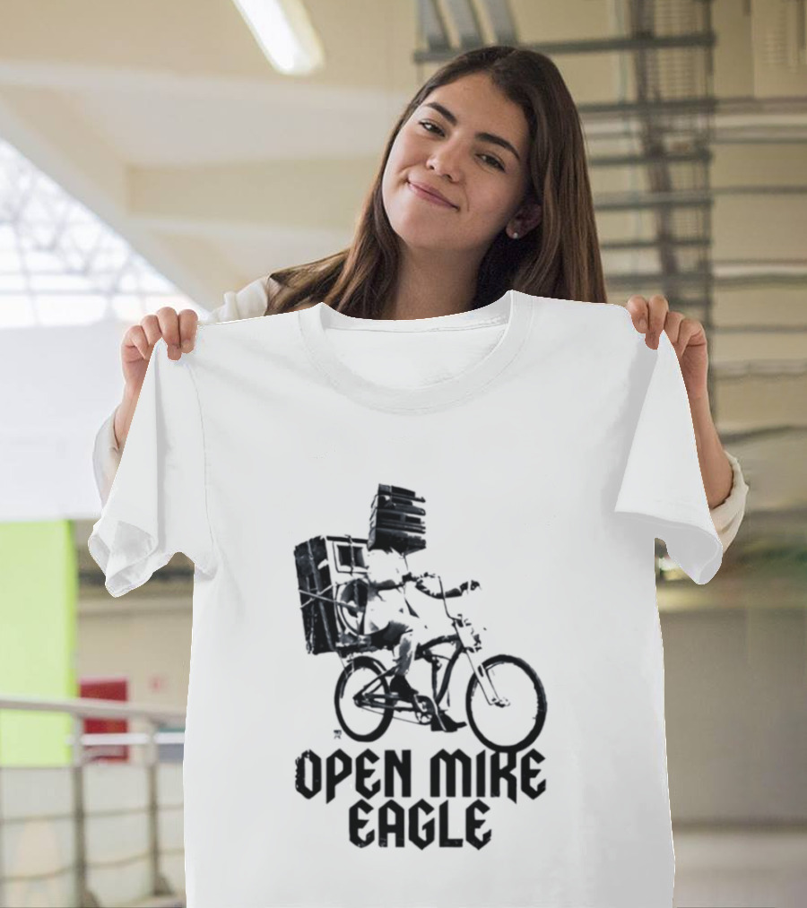Open Mike Eagle Bicycle Art Hip Hop Alternative Rap T-Shirt