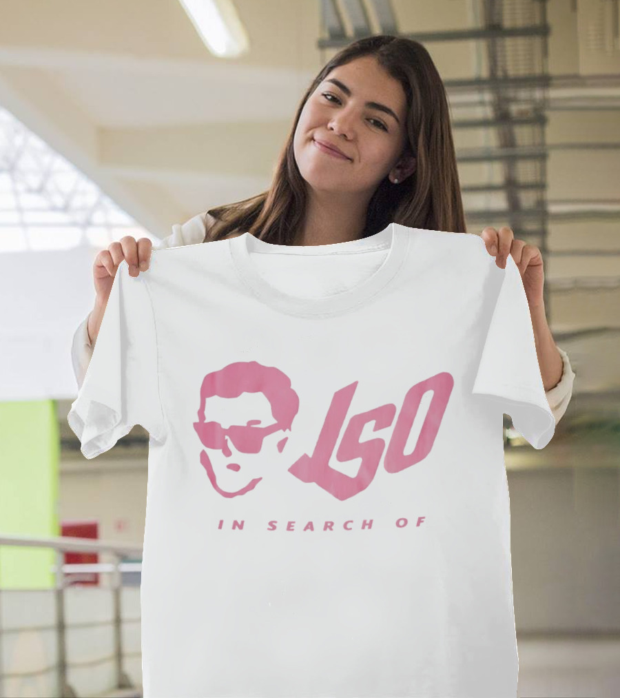 ISO In Search Of Stylized Sunglasses Portrait In Pink T-Shirt