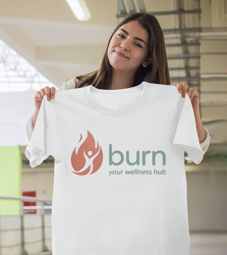 Burn Your Wellness Hub Flame T-Shirt
