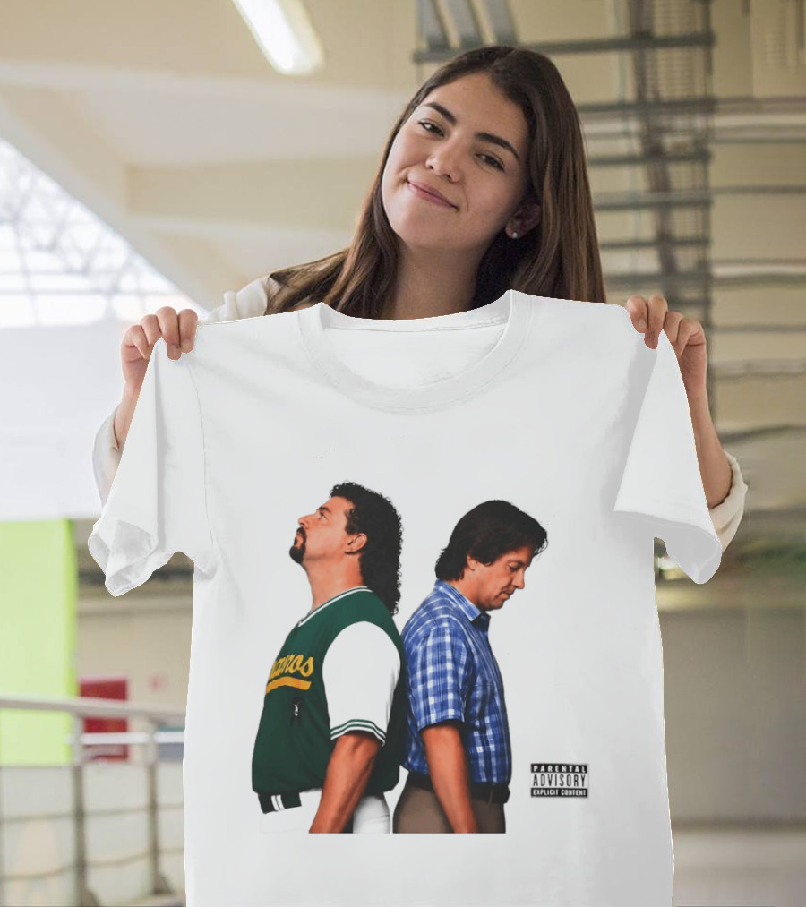 Kenny Powers Stevie Eastbound Bound And Down Parental Advisory Explicit Content T-Shirt