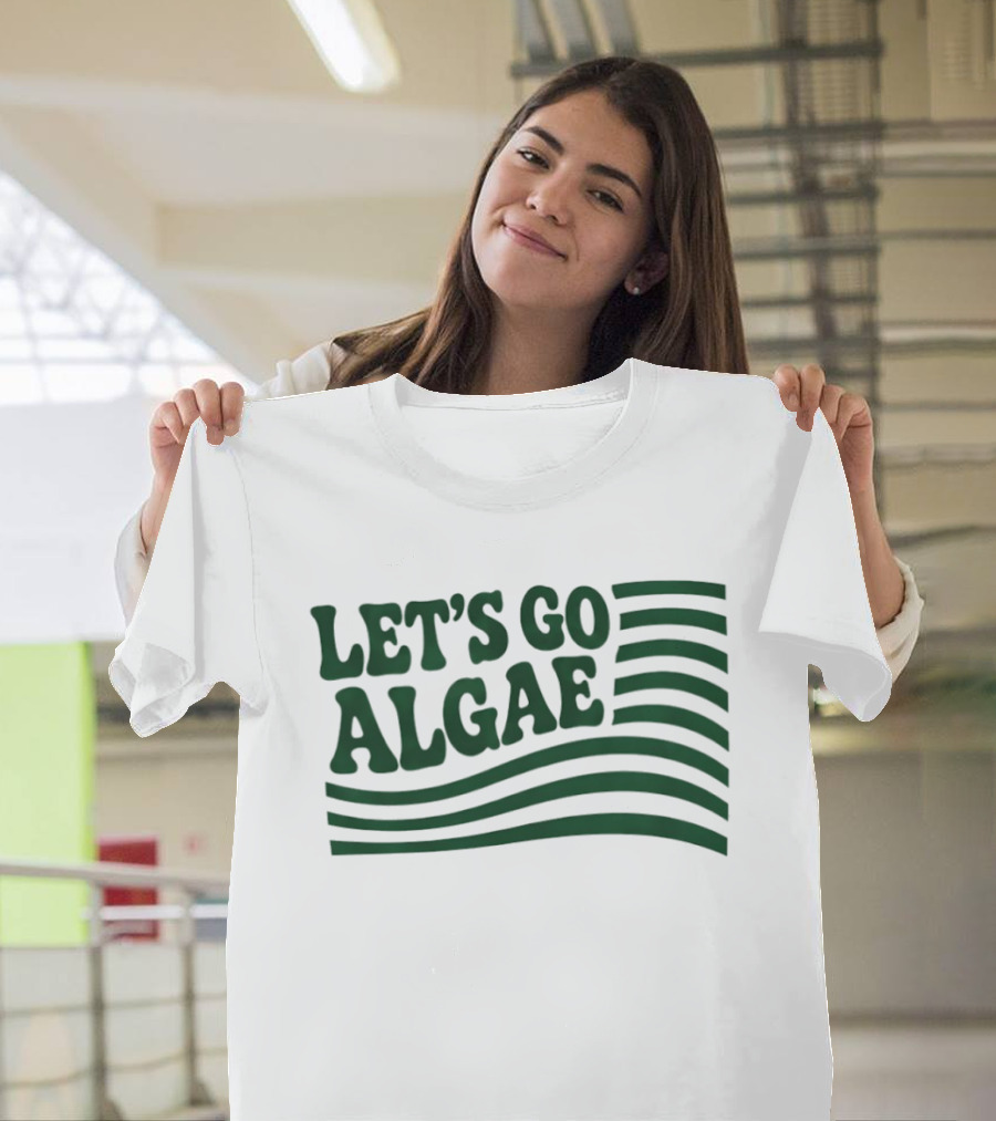 Let's Go Algae Reflecting Pool Green Again Team Algae T-Shirt