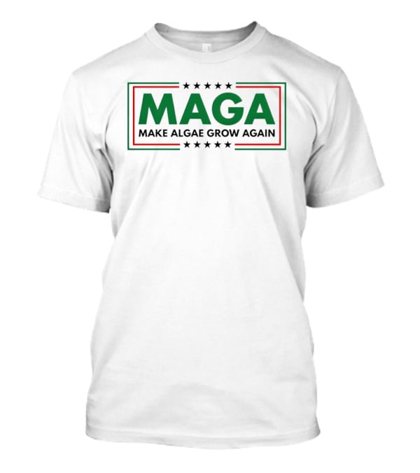 MAGA Make Algae Grow Again Stars Memorial Reflecting Pool America 2026 T-Shirt
