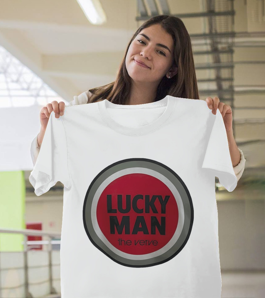 The Verve Lucky Man Red Circle T-Shirt