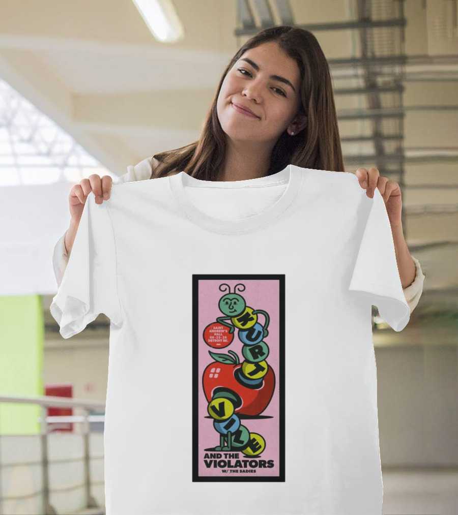 Kurt Vile And The Violators June 25 2026 Saint Andrew's Hall Detroit MI With The Sadies T-Shirt