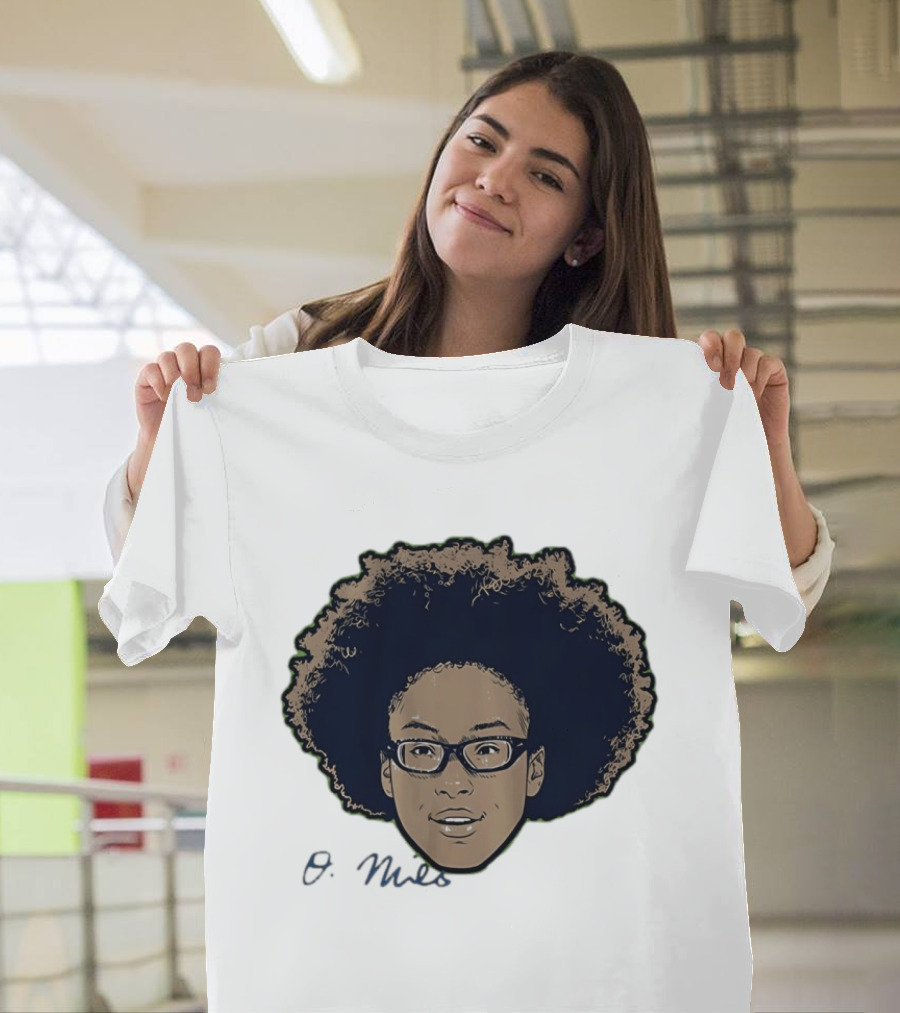 Olivia Miles Swag Afro Head WNBA Minnesota Lynx T-Shirt