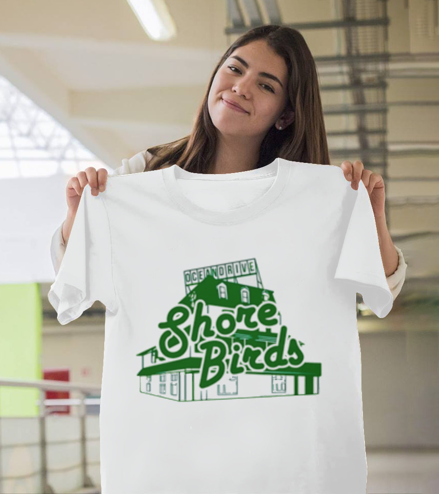 Jason Kelce Oceandrive Shore Birds Building T-Shirt