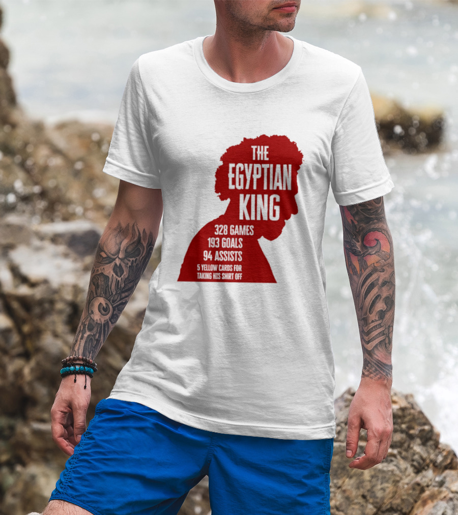 The Egyptian King Mohamed Salah 328 Games 159 Goals 94 Assists Liverpool FC Stats T-Shirt