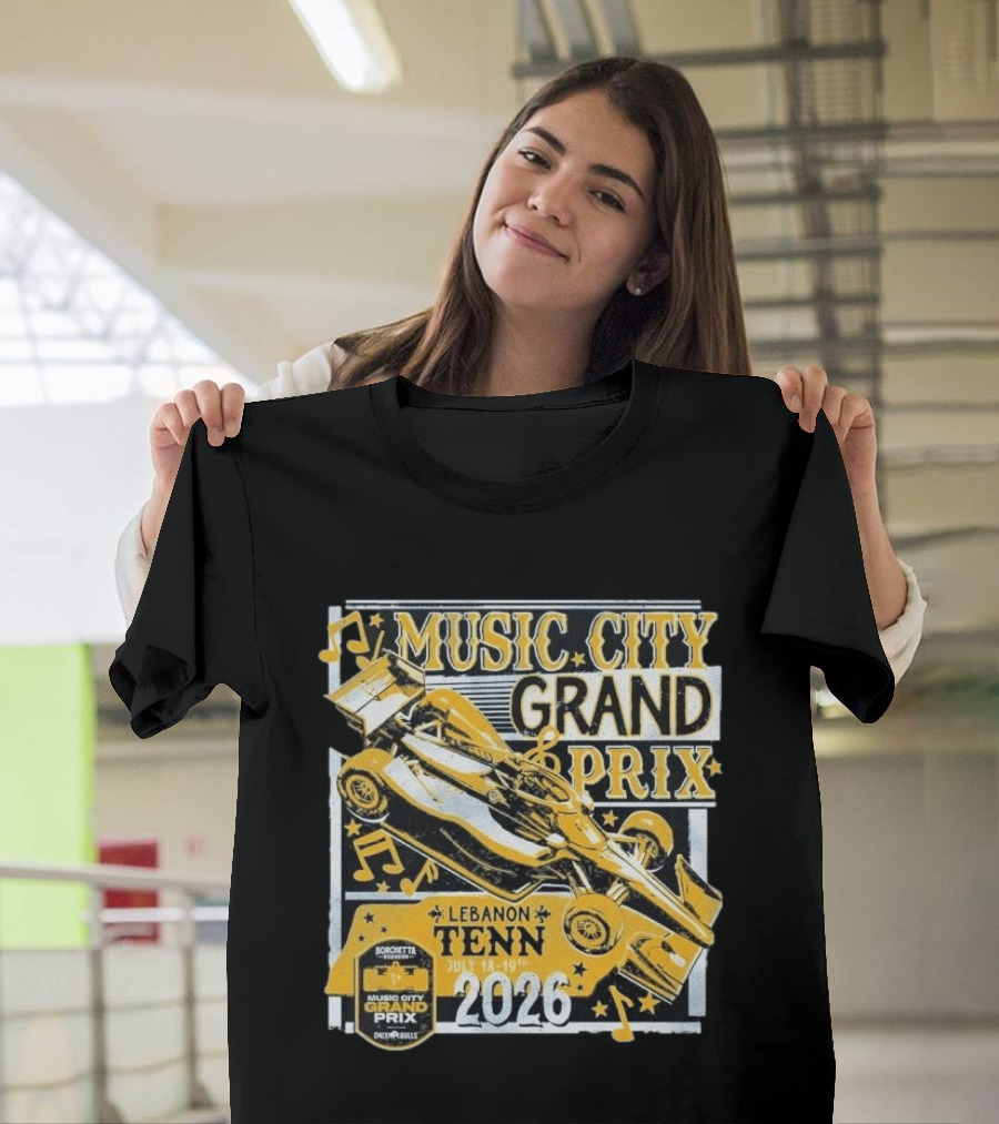 Borchetta Bourbon Music City Grand Prix Onlybulls Lebanon Tenn July 17 19 2026 T-Shirt