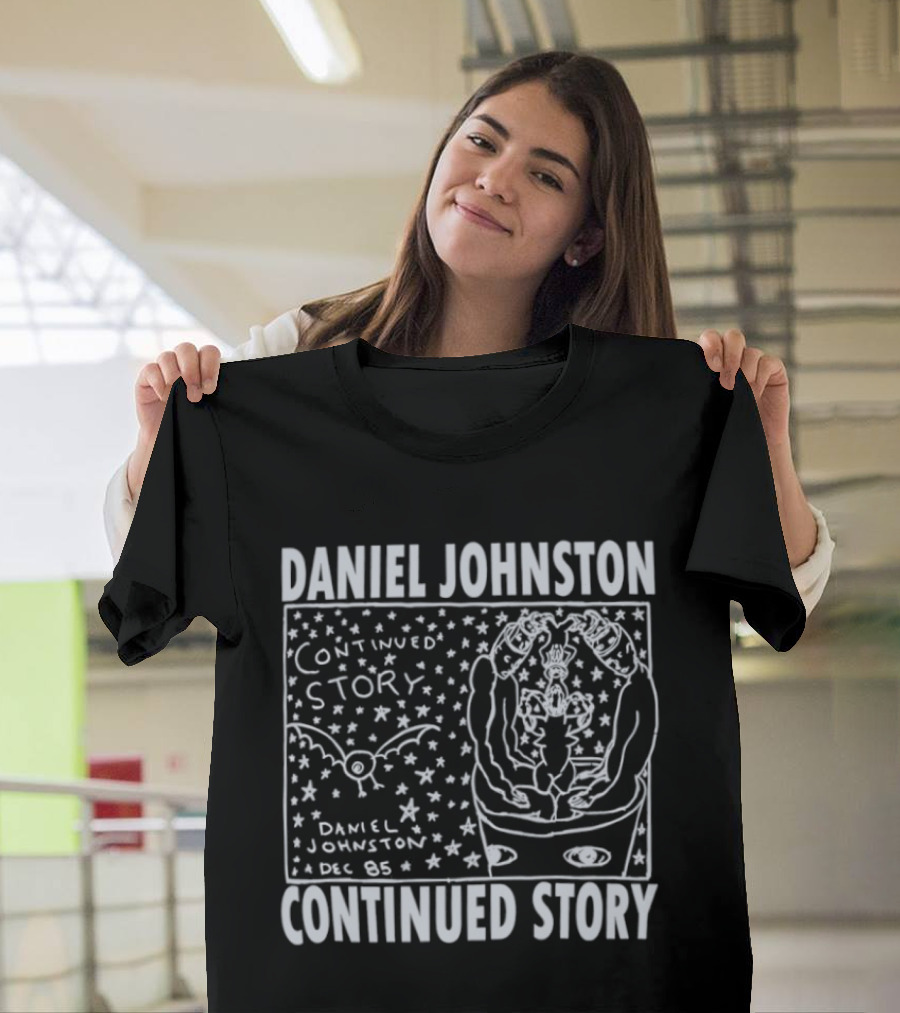 Daniel Johnston Continued Story December 1985 Starry T-Shirt