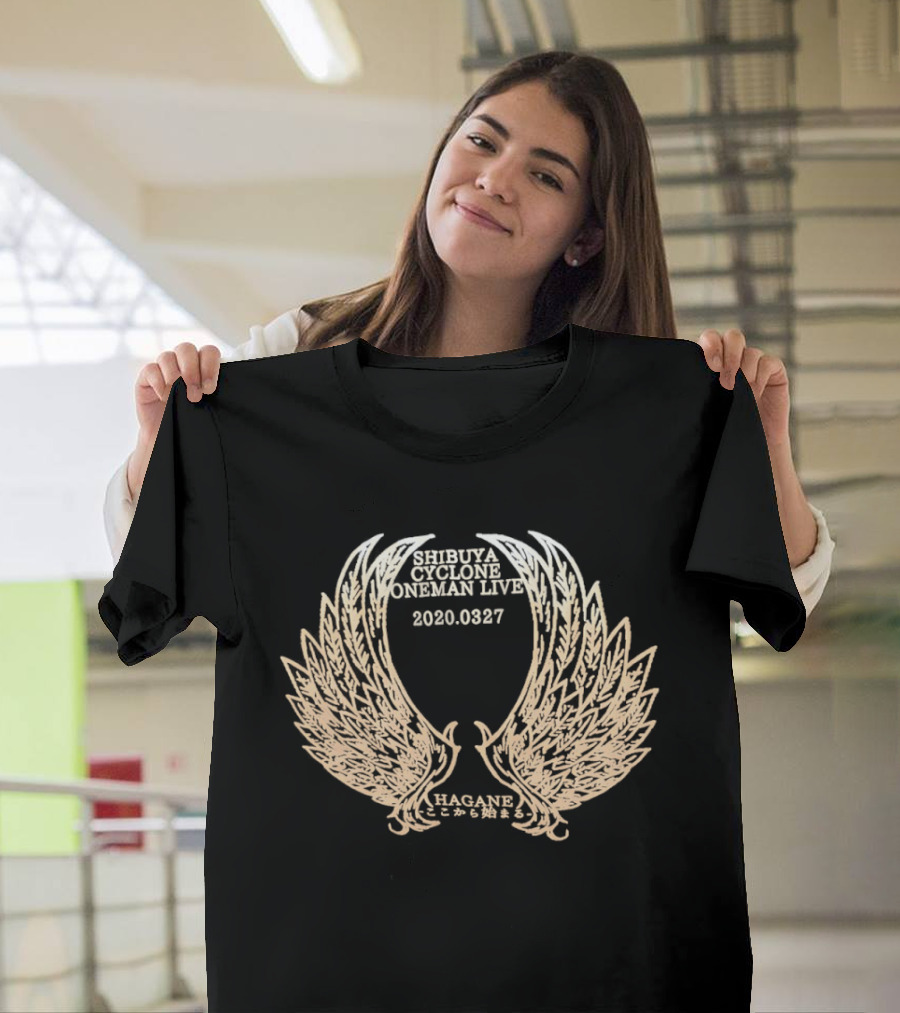 Shibuya Cyclone Oneman Live 20200327 Hagane Wings T-Shirt
